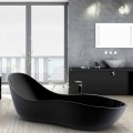 Vasca da bagno freestanding laccata, design moderno, Wave 