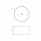 Vasca da bagno freestanding rotonda di design fatta in Italia Cremona Viadurini