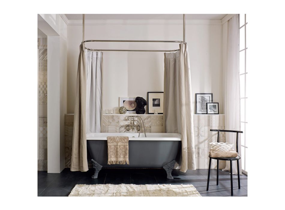 PONTE GIULIO 140 Coppia Staffe In Acciaio Per Lavabo - Foto 5