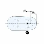 Vasca Free Standing, Design Vittoriano in Solid Surface - Rain Viadurini