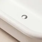 Vasca Free Standing, di Design, Piedini in Finitura Cromo - Free Viadurini