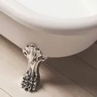 Vasca Free Standing, di Design, Piedini in Finitura Cromo - Free Viadurini