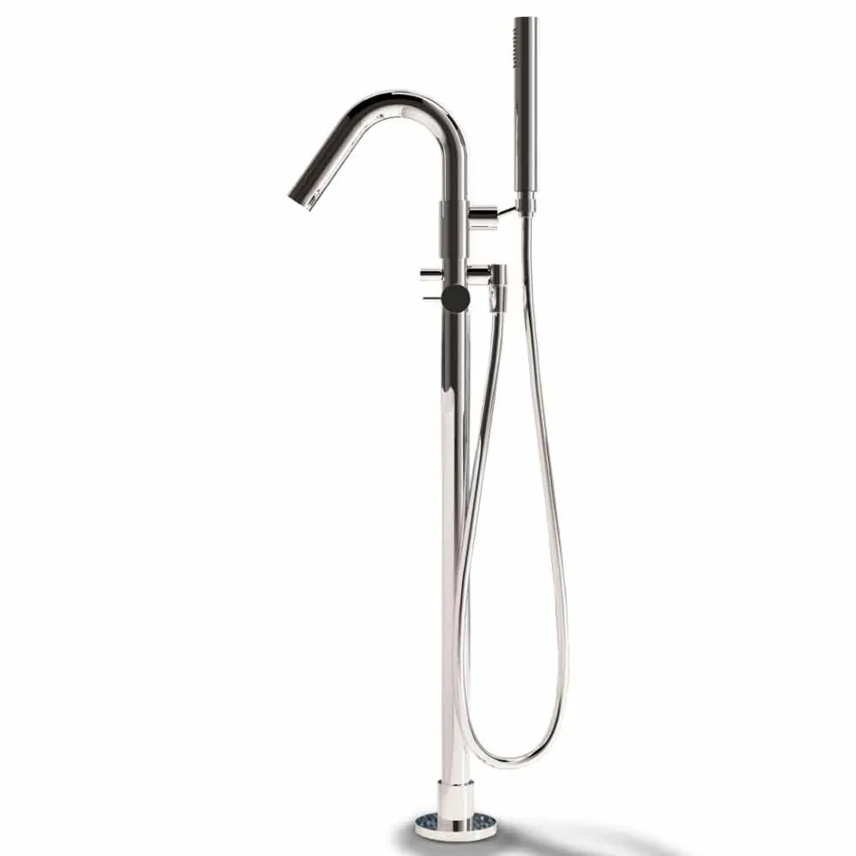 Vasca Free Standing, Made in Italy, in Solid Surface - Flow Viadurini