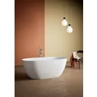Vasca Free Standing, Made in Italy, in Solid Surface - Flow Viadurini