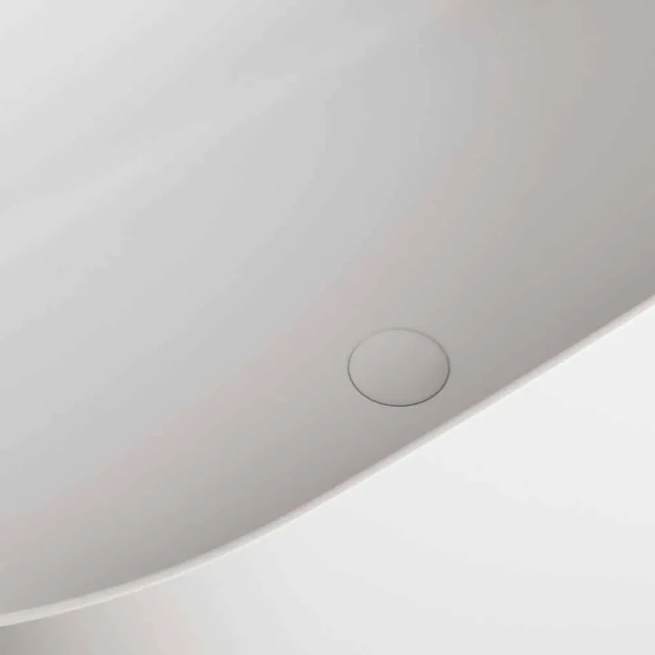 Vasca Free Standing, Made in Italy, in Solid Surface - Flow Viadurini