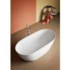 Vasca Free Standing, Made in Italy, in Solid Surface - Flow Viadurini
