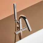 Vasca Free Standing, Made in Italy, in Solid Surface - Flow Viadurini