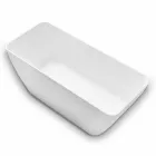 Vasca Freestanding Design Moderno Bianco Lucido o Opaco - Face Viadurini