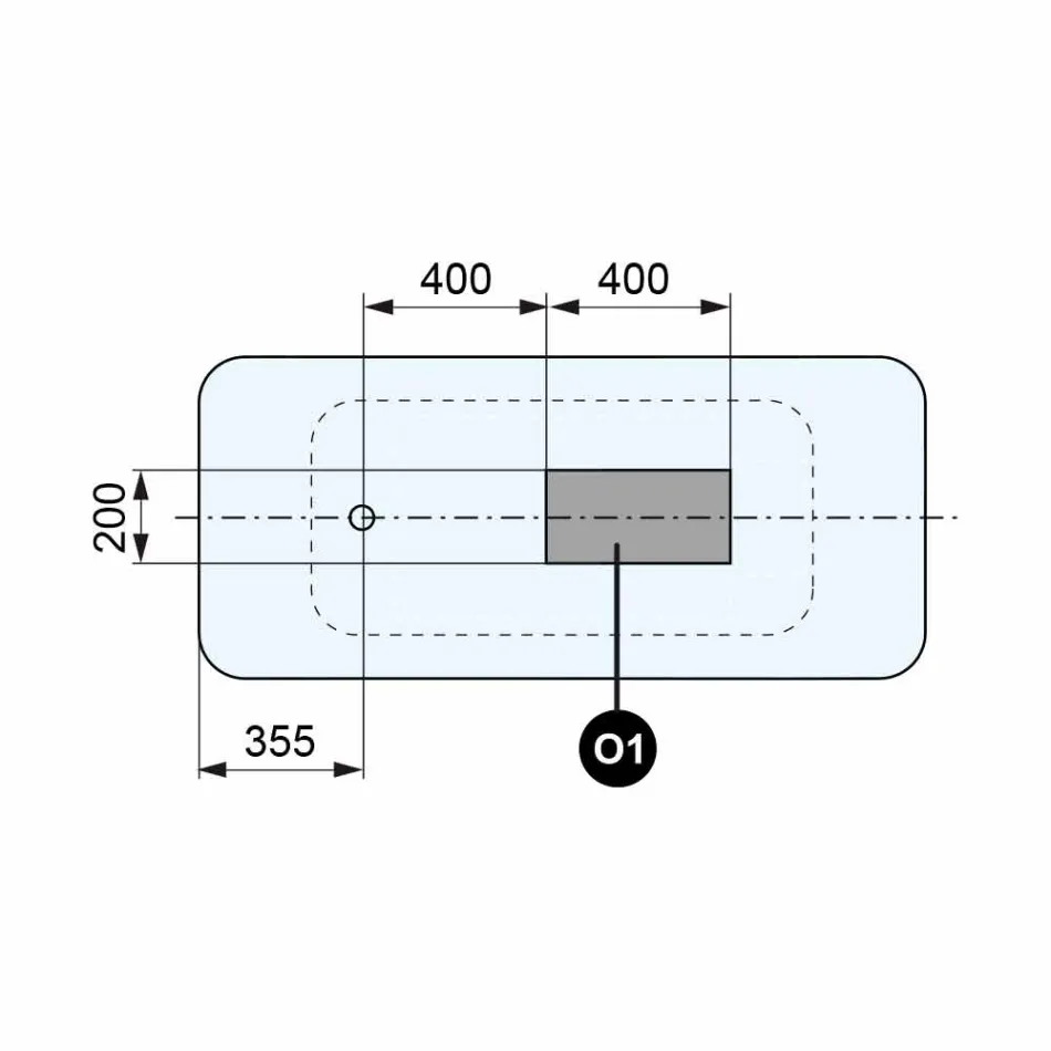 Vasca Freestanding Design Moderno Bianco Lucido o Opaco - Face Viadurini