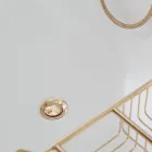 Vasca in Solid Surface con Troppopieno Integrato Made in Italy - Aurelio Viadurini