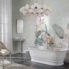 Vasca in Solid Surface con Troppopieno Integrato Made in Italy - Aurelio Viadurini