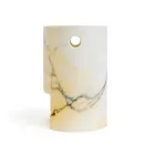 Vaso a Forma di Viso in Marmo Satinato Made in Italy - Asahi Viadurini