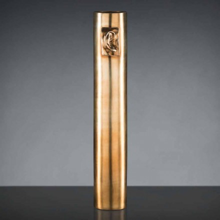 Vaso Alto Artigianale in Ceramica Colorata Realizzato in Italia - Monte Viadurini