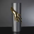 Vaso Alto per Interni in Ceramica Lavorata Artigianalmente in Italia - Monte Viadurini