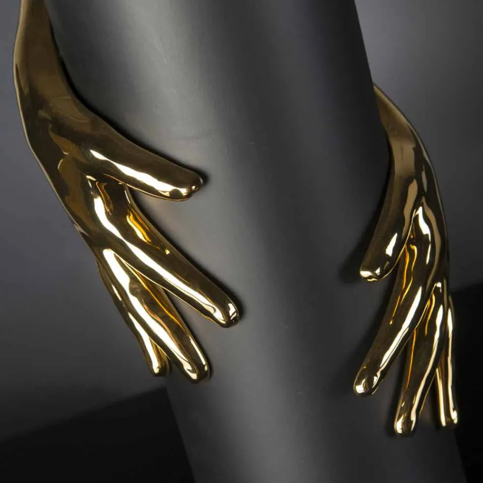 Vaso Alto per Interni in Ceramica Lavorata Artigianalmente in Italia - Monte Viadurini