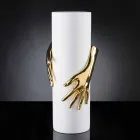 Vaso Alto per Interni in Ceramica Lavorata Artigianalmente in Italia - Monte Viadurini