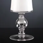 Vaso Artigianale in Vetro Soffiato Bianco o Oro 24k Made in Italy - Canberra Viadurini