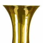 Vaso Artigianale in Vetro Soffiato Bianco o Oro 24k Made in Italy - Canberra Viadurini