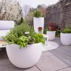 Vaso con Illuminazione Led o Solare Design Moderno di Varie Misure - Svasostar Viadurini