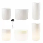 Vaso con Illuminazione Solare o Led Design da Interno o Esterno - Cilindrostar Viadurini