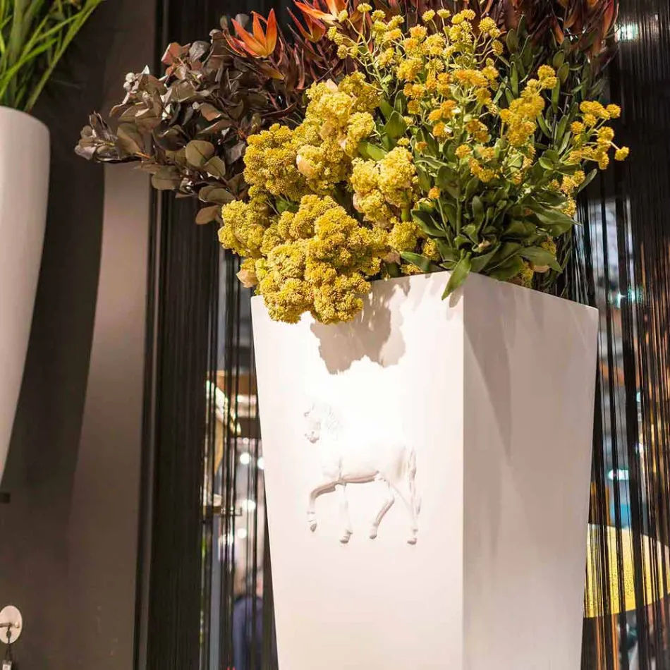 Vaso cubo di design moderno 100% Made in Italy Cody Viadurini