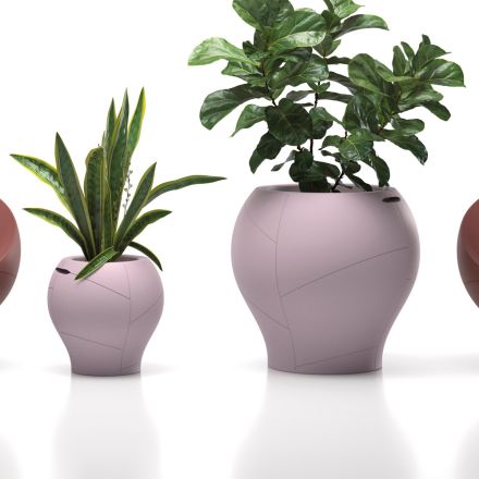 Vaso da Esterno in Diverse Finiture e Misure in Polietilene Made in Italy - Loto Viadurini