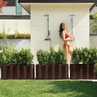 Vaso da Esterno in Polietilene Colorato Realizzato in Italia - Messy Viadurini