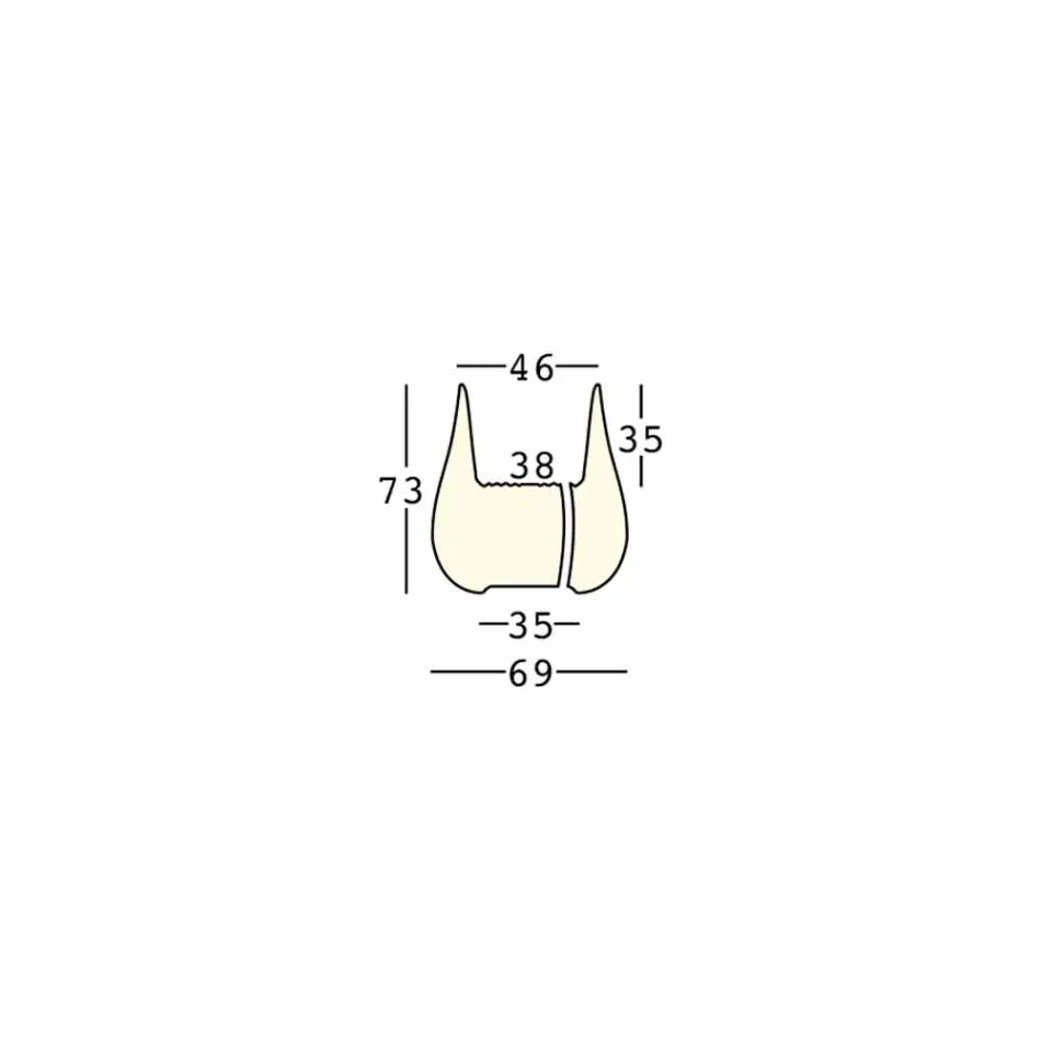 Vaso da Esterno Luminoso Design a Goccia in Polietilene Made in Italy - Monita Viadurini