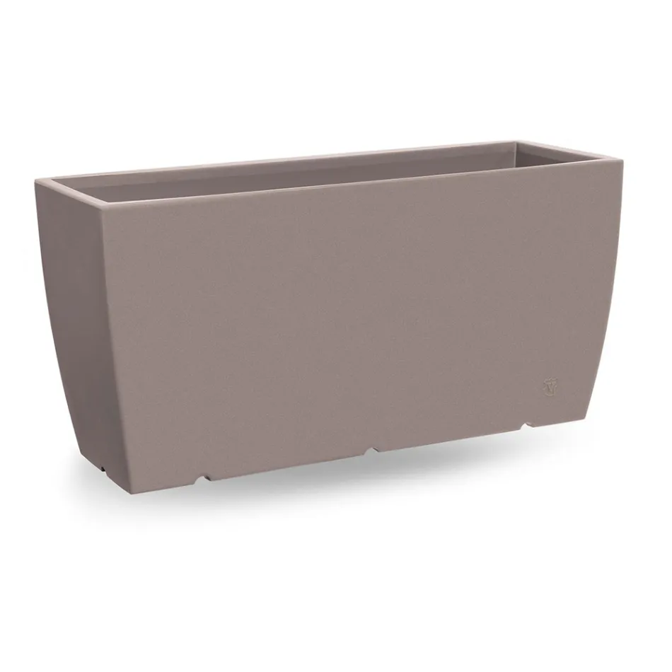 Vaso da Esterno Rettangolare in Polietilene Realizzato in Italia - Albarone Viadurini