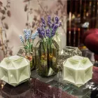 Vaso da Interno in Vetro Lucido Lavorato Artigianalmente in Italia - Flock Viadurini