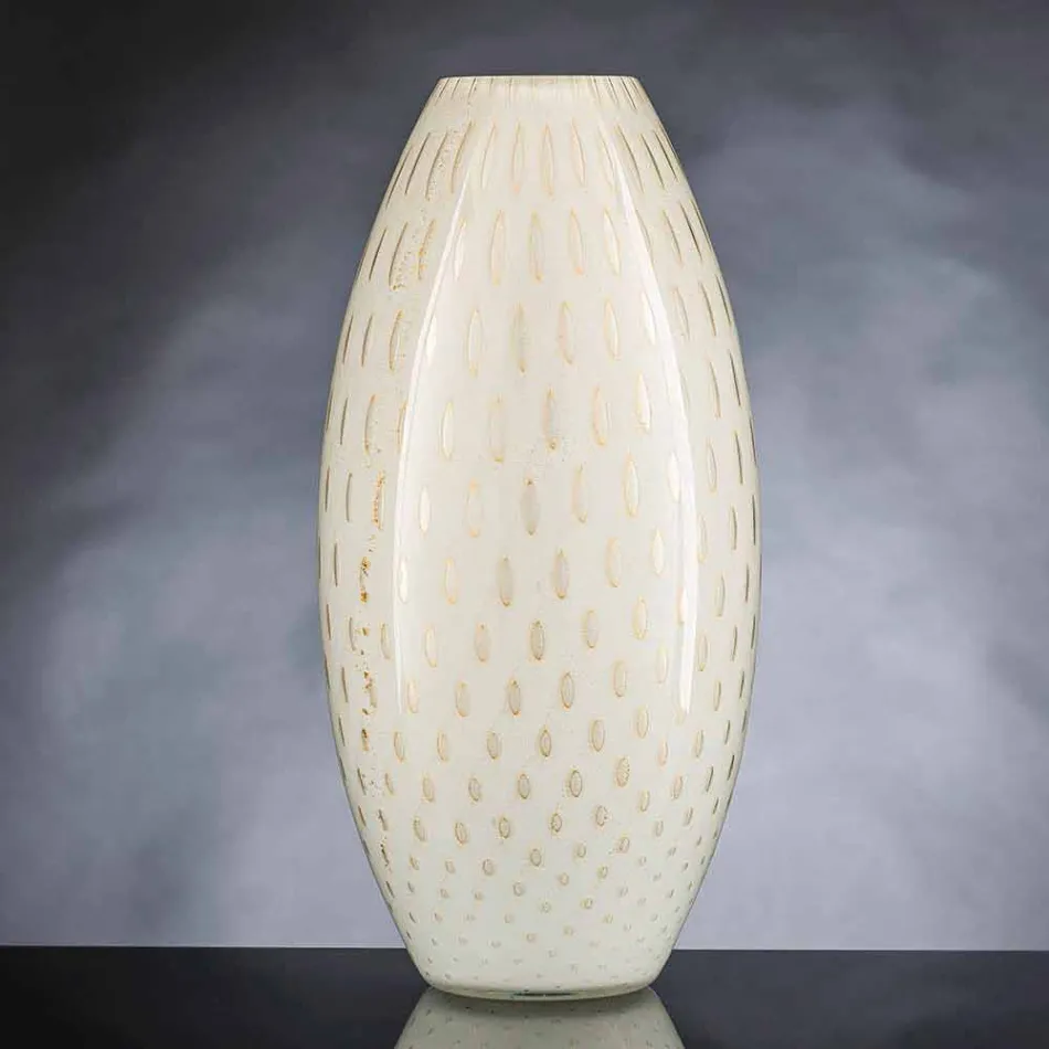 Vaso da Interno in Vetro Soffiato di Murano Colorato Made in Italy - Asper Viadurini