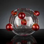 Vaso da Interno Tondo in Vetro Soffiato di Murano Realizzato in Italia - Astore Viadurini