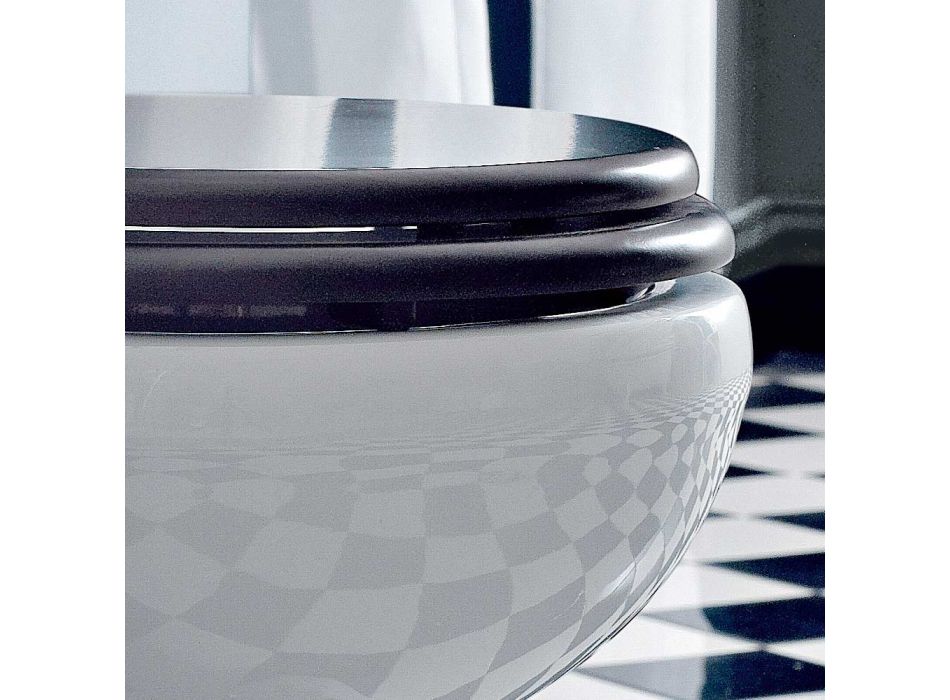 Vaso da Terra Back To Wall di Design Vintage in Ceramica Made in Italy – Marwa Viadurini