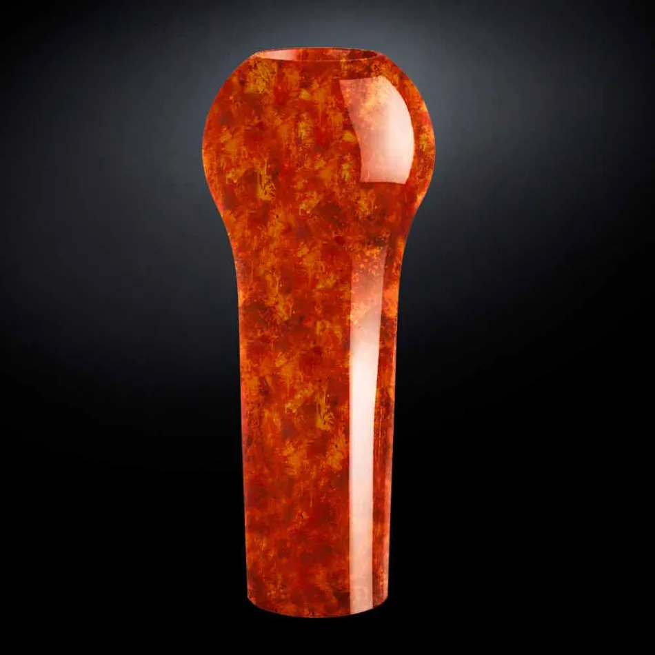 Vaso Decorativo Alto in Polietilene Design Moderno Made in Italy - Takagi Viadurini