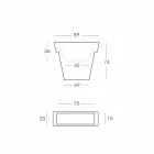 Vaso decorativo colorato Slide Il Vaso polietilene moderno made Italy Viadurini