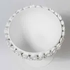 Vaso Decorativo da Interno in Ceramica Biana con Decoro Made in Italy - Camogli Viadurini