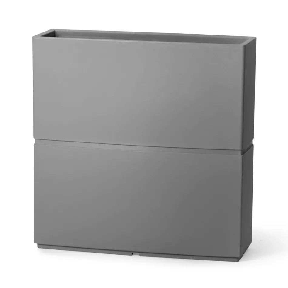 Vaso Decorativo da Interno in Polietilene 2 Misure Made in Italy - Lambo Viadurini