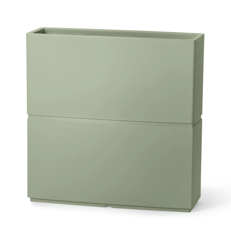 Vaso Decorativo da Interno in Polietilene 2 Misure Made in Italy - Lambo Viadurini