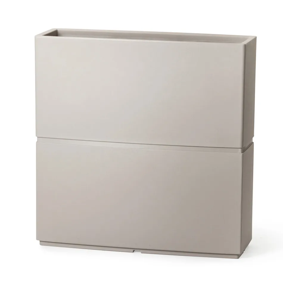 Vaso Decorativo da Interno in Polietilene 2 Misure Made in Italy - Lambo Viadurini