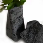 Vaso Decorativo di Design in Marmo Bardiglio o di Carrara Made in Italy - Prisma Viadurini