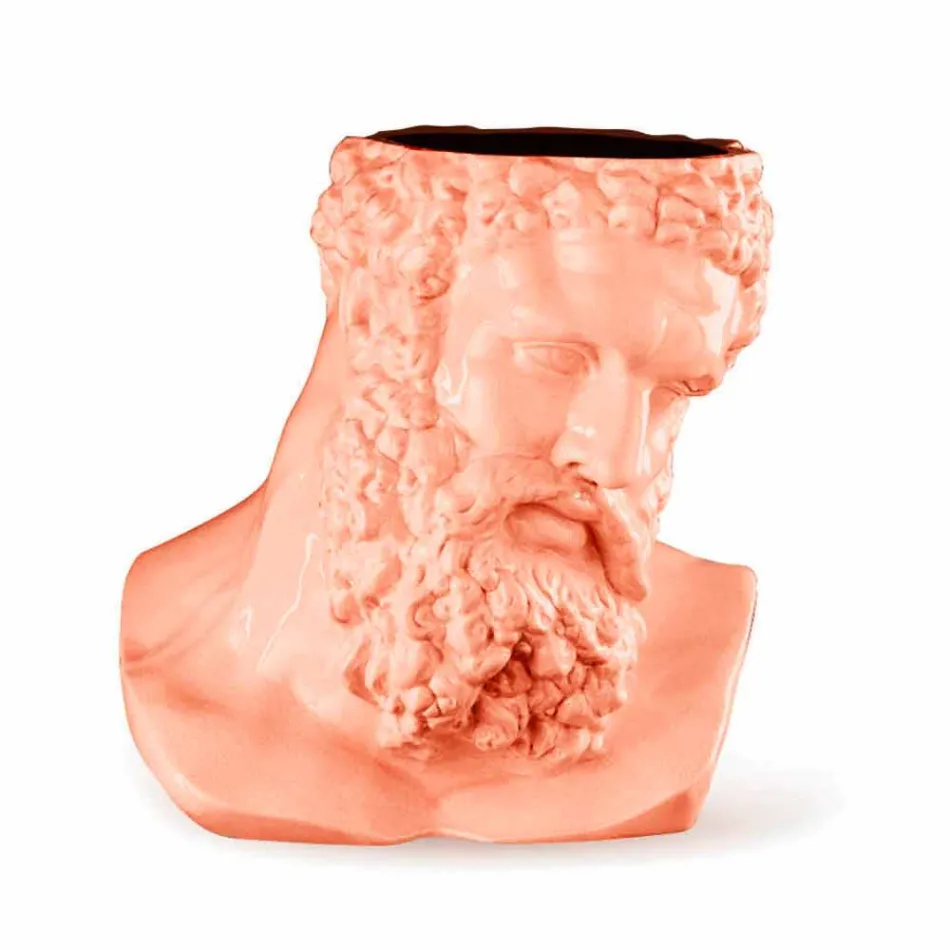 Vaso Decorativo in Ceramica Colorata Lavorata a Mano Made in Italy - Maciste Viadurini