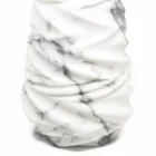 Vaso Decorativo in Marmo Arabescato di Design Made in Italy - Brock Viadurini