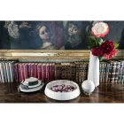 Vaso Decorativo in Marmo Bianco di Carrara Moderno Made in Italy - Cairo Viadurini