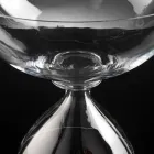 Vaso Decorativo in Vetro Soffiato Lavorato Artigianalmente in Italia - Serena Viadurini