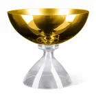 Vaso Decorativo in Vetro Soffiato Lavorato Artigianalmente in Italia - Serena Viadurini