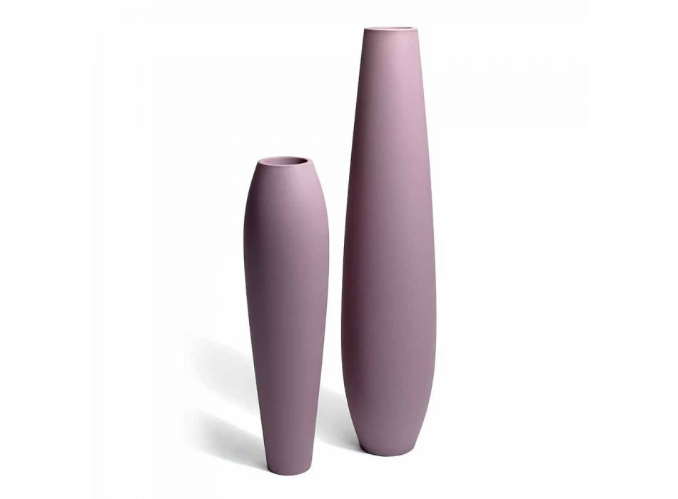 Vaso Decorativo Reversibile in Polietilene di Design Made in Italy - Nadai Viadurini