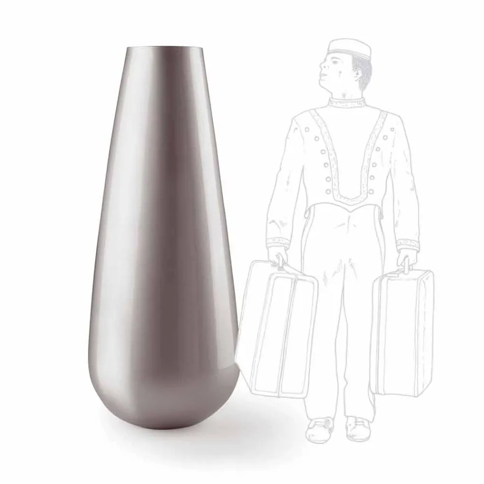 Vaso di Design Decorativo da Esterno in Polietilene Made in Italy - Menea Viadurini