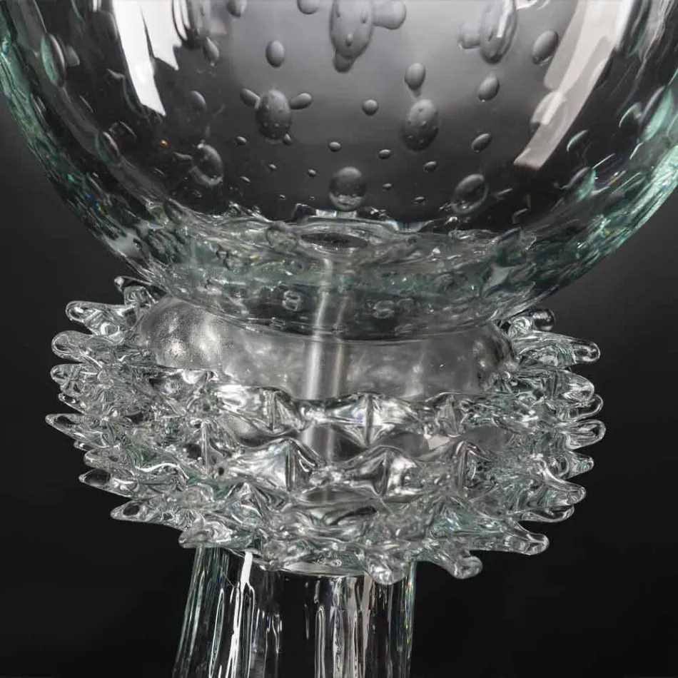 Vaso Elegante da Interno in Vetro Soffiato di Murano Made in Italy - Copernico Viadurini