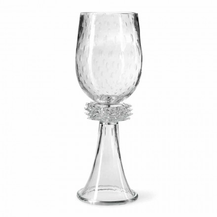 Vaso Elegante da Interno in Vetro Soffiato di Murano Made in Italy - Copernico Viadurini