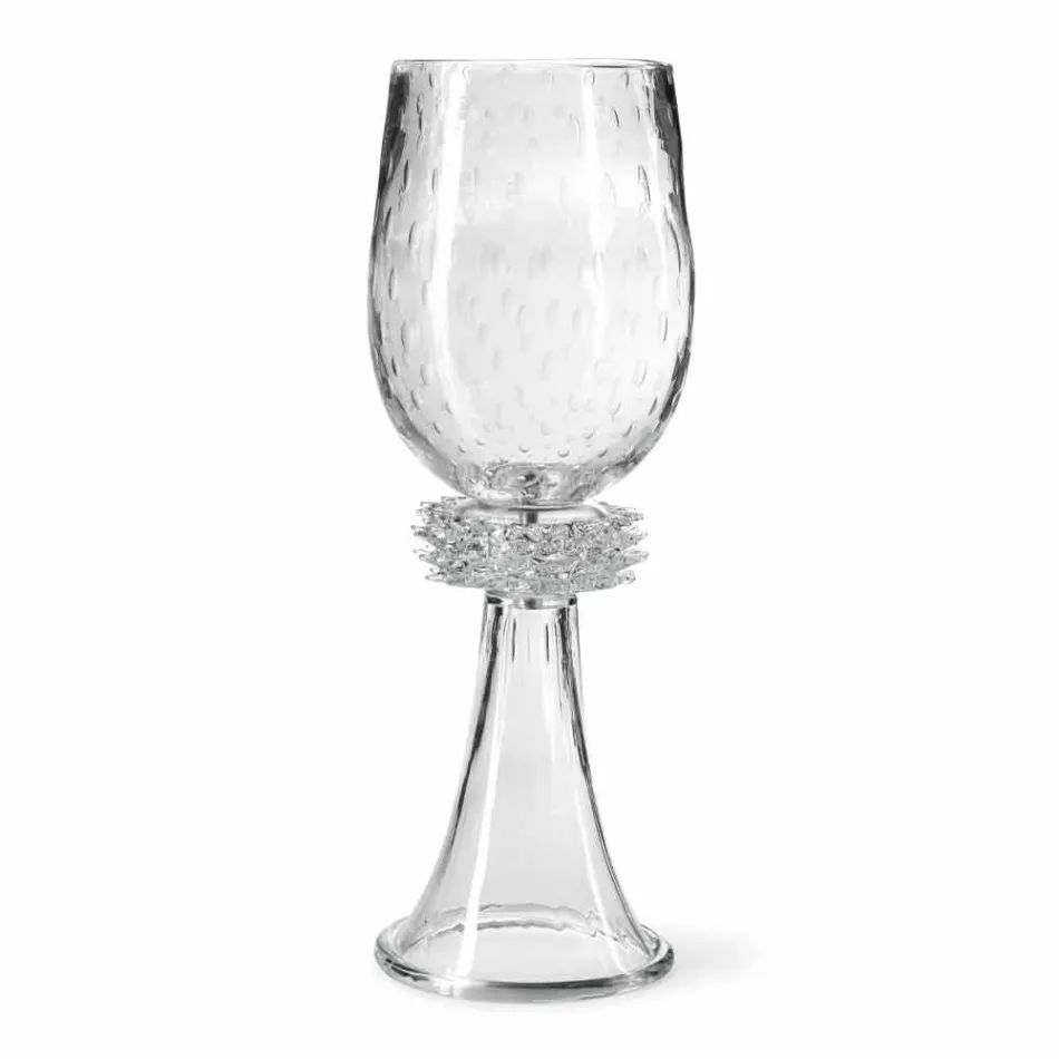 Vaso Elegante da Interno in Vetro Soffiato di Murano Made in Italy - Copernico Viadurini